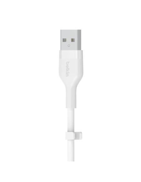 (D)BELKIN BOOST CHARGEUSB-A TO USB-C_SILICON, 2M, WHITE