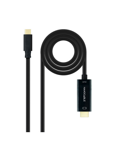 NANOCABLE CABLE NANOCABLE CONVERSOR USB-C A HDMI 1.4 4K@30HZ 1.8 M