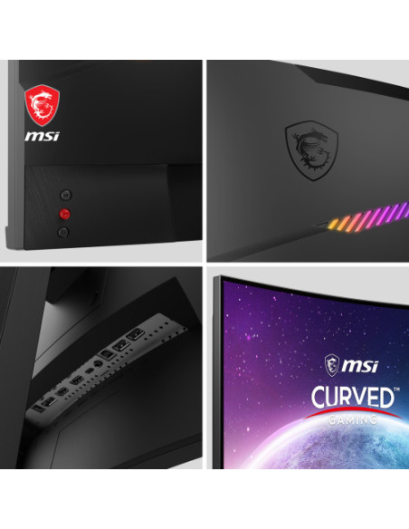 MSI MONITOR MAG 275CQRF QD . 27" (69 CM). CURVO 1000R. 2560X1440 (WQHD). 170HZ