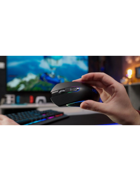 THE G-LAB RATÓN GAMING INALAMBRICO RECARGABLE 7200 DPIs RGB 6 BOTONES COMPATIBLE CON PC/PS4/PS5/XBOX ONE (KULT-XENON)