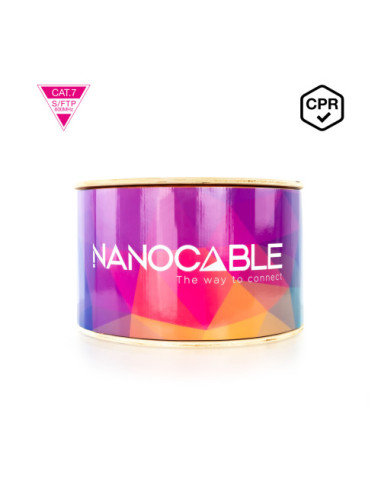 NANOCABLE CABLE RED CAT. 7 600MHZ LSZH SFTP...