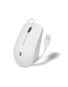 RATÓN BUSINESS SILENCIOSO CABLE USB 1200DPI BLANCO