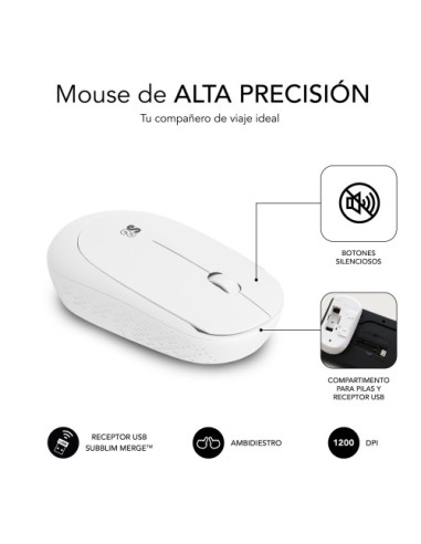COMBO BUSINESS SLIM SILENCIOSO WIRELESS2.4G BLANCO