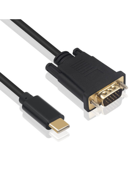 EWENT CABLE DE CONVERSIÓN USB-C A VGA