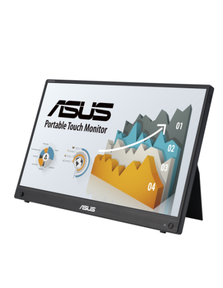 MONITOR ASUS 15.6" ZENSCREEN MB16AHT. 39.6 CM,1920 X 1080 PIXELS FHD TOUCHSCREEN. 60 HZ. NEGRO