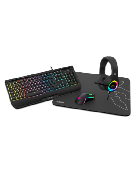 KROM KIT GAMING 4 en 1 KENYA. RGB