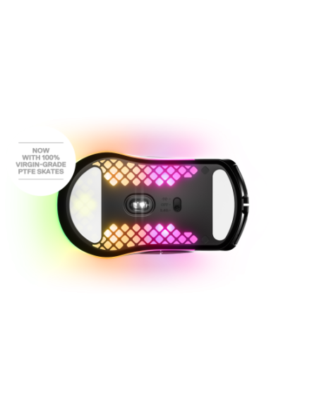 RATON STEELSERIES AEROX 3 (2022) WIRELESS ONYX (62612)