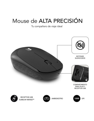 COMBO BUSINESS SLIM SILENCIOSO WIRELESS 2.4G NEGRO