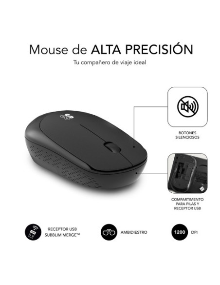 COMBO BUSINESS SLIM SILENCIOSO WIRELESS 2.4G NEGRO