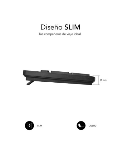 TECLADO BUSINESS SLIM SILENCIOSO CON CABLE USB