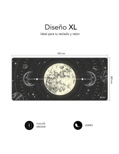ALFOMBRILLA RATON LUNAR XL MOUSE PAD 900X400X3 2
