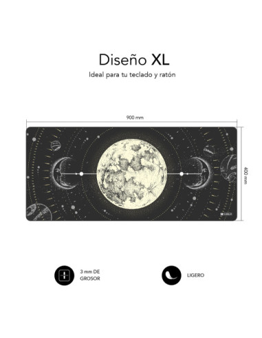 ALFOMBRILLA RATON LUNAR XL MOUSE PAD 900X400X3
