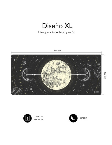 ALFOMBRILLA RATON LUNAR XL MOUSE PAD 900X400X3