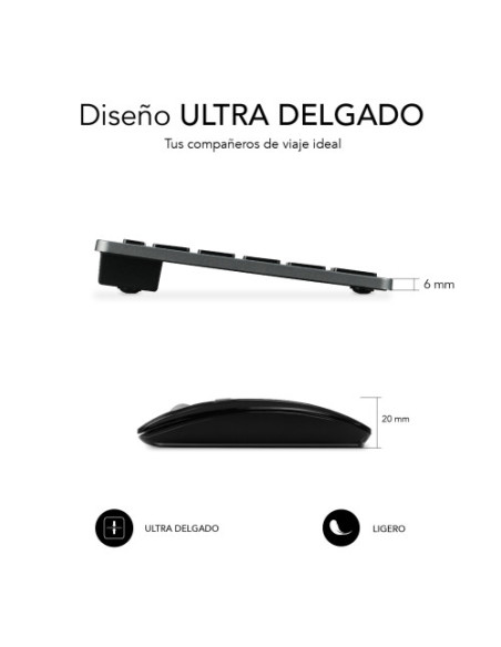 COMBO MULTIDISPOSITIVO COMPACTO GRIS/NEGRO