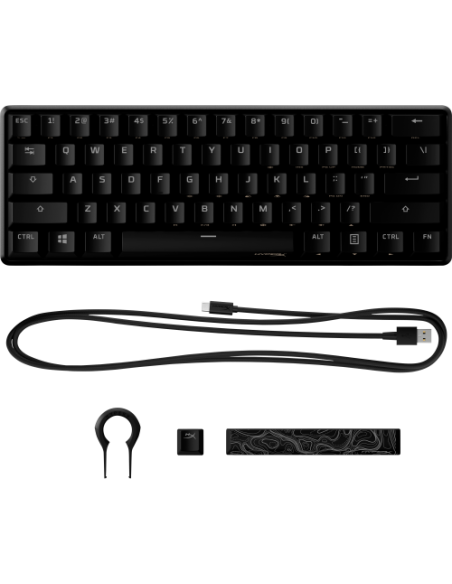 HP HYPERX ALLOY ORIGINS 60 GAMING KEYBOARD MECANICO RGB  US LAYER 4P5N4AAABA