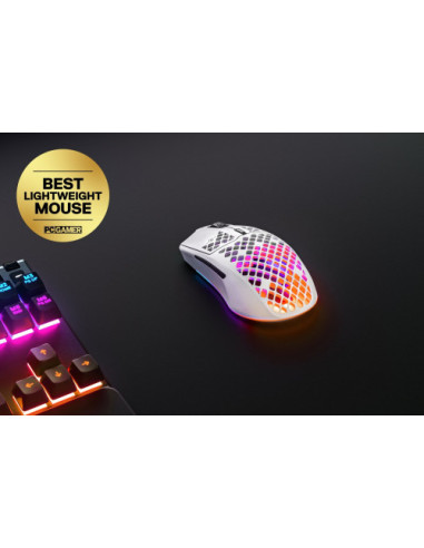 RATON STEELSERIES AEROX 3 WIRELESS BLANCO (62608)