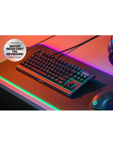 TECLADO STEELSERIES APEX 3 TKL (USA) (64831)