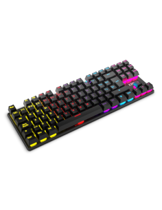 KROM TECLADO GAMING KASIC TKL. MECANICO. TECLAS RETROILUMINADAS RAINBOW. USB 2