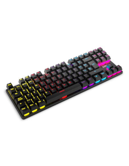 KROM TECLADO GAMING KASIC TKL. MECANICO. TECLAS RETROILUMINADAS RAINBOW. USB