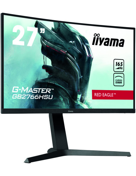 MONITOR IIYAMA 27" GAMING GB2766HSU-B1,FHD, 1920 x 1080, 1MS, 165HZ, ALT, INCL, REG ALT, USB, HDMI, DISPLAYPORT