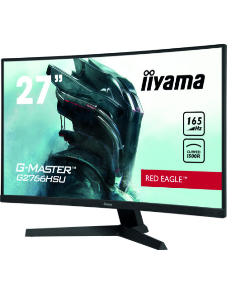MONITOR IIYAMA 27" GAMING G2766HSU-B1, FHD, 1920 x 1080, 1MS, 165HZ, ALT, INCL, REG ALT, USB, HDMI, DISPLAYPORT