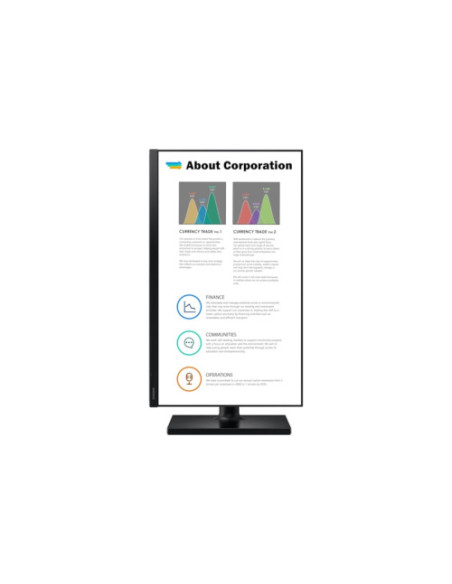 SAMSUNG MONITOR LF27T450FZUXEN 27"/16:9/IPS/250 CD/FULL HD 1920 X 1080/5 MS/2X HDMI/1X DISPLAY PORT/HUB USB/MULTIMEDIA/REGULABLE