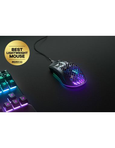 RATON STEELSERIES AEROX 3 (2022) ONYX (62611)