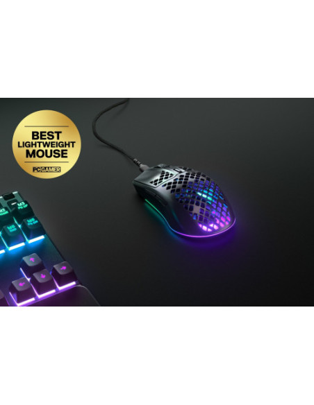 RATON STEELSERIES AEROX 3 (2022) ONYX (62611)