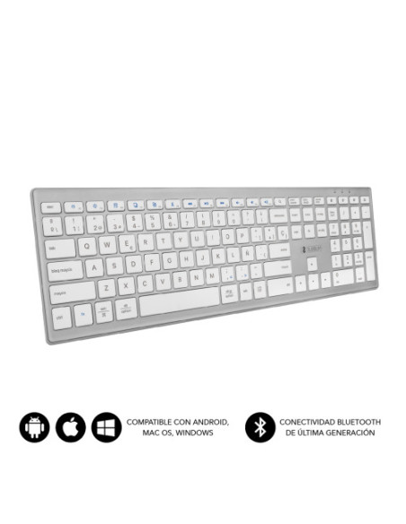 TECLADO COMPLETO INALAMBRICO BLUETOOTH PURE EXTENDED SILVER TECLADO COMPLETO INALAMBRICO BLUETOOTH PURE EXTENDED SILVER