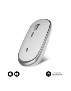 RATON OPTICO INALAMBRICO WIRELESS MINI MOUSE SILVER