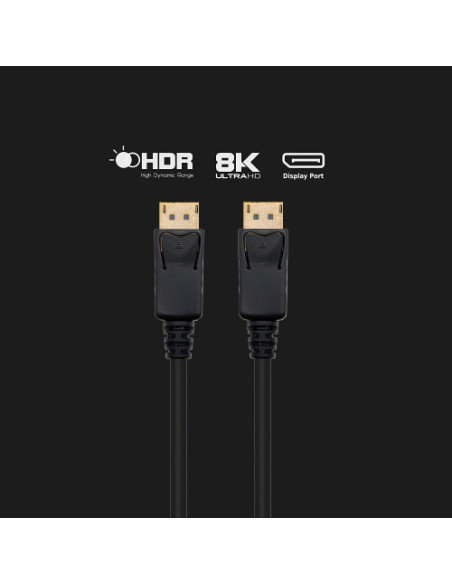EWENT CABLE DISPLAYPORT 8K v1.4 / 3m