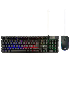 (D) EWENT KIT TECLADO Y RATÓN GAMING USB