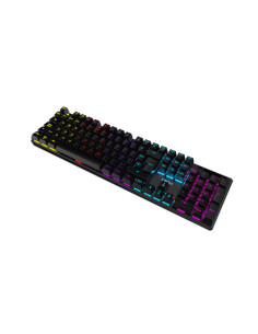 KROM TECLADO GAMING KASIC. MECANICO. TECLAS RETROILUMINADAS RAINBOW. USB 2