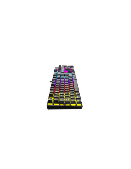 KROM TECLADO GAMING KASIC. MECANICO. TECLAS RETROILUMINADAS RAINBOW. USB
