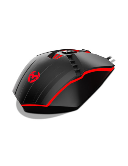 KROM RATON GAMING KALAX. OPTICO 800-3200 DPI. LED. USB 1.5M