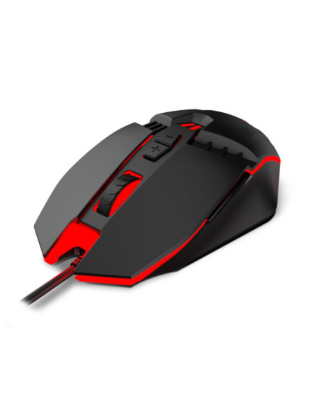 KROM RATON GAMING KALAX. OPTICO 800-3200 DPI. LED. USB 1.5M