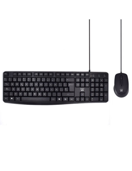 EWENT KIT TECLADO + RATON CON ESCRITURA SILENCIOSA EWENT KIT TECLADO + RATON CON ESCRITURA SILENCIOSA