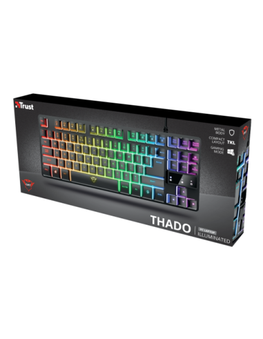 TRUST TECLADO GXT833 THADO TKL ES