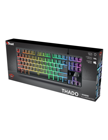 TRUST TECLADO GXT833 THADO TKL ES
