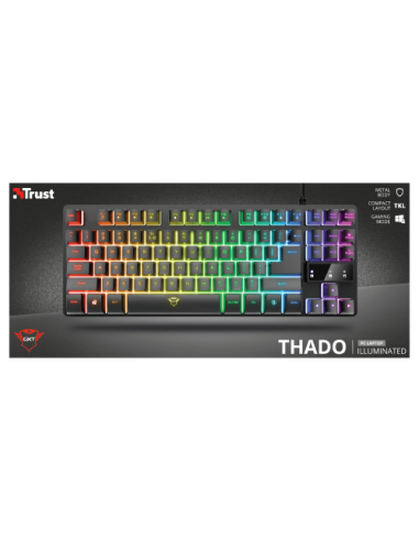 TRUST TECLADO GXT833 THADO TKL ES