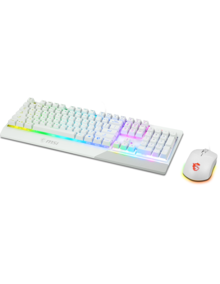 TECLADO + RATON MSI VIGOR GK30 COMBO WHITE ES