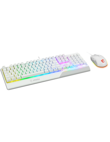TECLADO + RATON MSI VIGOR GK30 COMBO WHITE ES