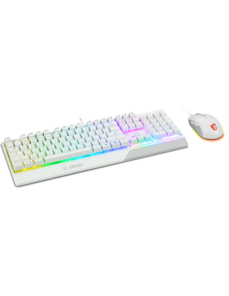 TECLADO + RATON MSI VIGOR GK30 COMBO WHITE ES