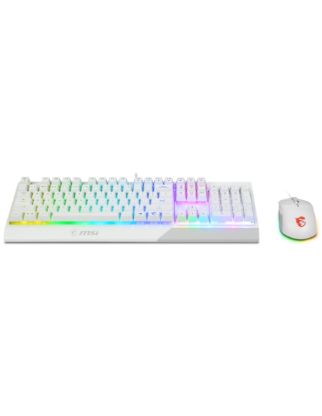 TECLADO + RATON MSI VIGOR GK30 COMBO WHITE ES