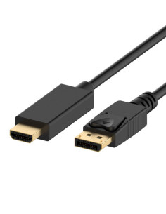 EWENT CABLE ADAPTADOR DISPLAYPORT V1.2 A HDMI M/M 3M NEGRO