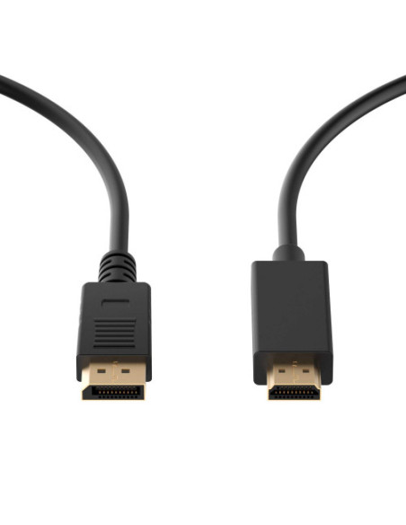 EWENT CABLE ADAPTADOR DISPLAYPORT V1.2 A HDMI M/M 3M NEGRO