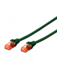 EWENT CABLE DE RED LATIGUILLO RJ45 CAT.6 U/UTP 2M VERDE
