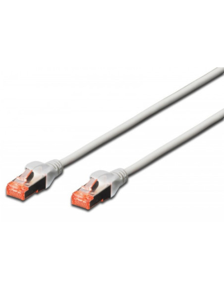 EWENT CABLE DE RED LATIGUILLO RJ45 CAT.6 S/FTP 1M GRIS