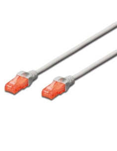 EWENT CABLE DE RED LATIGUILLO RJ45 CAT 6 U/UTP 10m GRIS