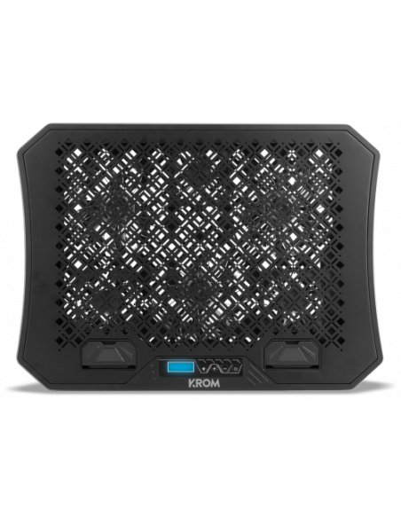 KROM BASE REFRIGERACION PORTATIL HASTA 19". SOPORTE SMARTPHONE. HUB 2 X USB. RGB (NXKROMKOOLER)